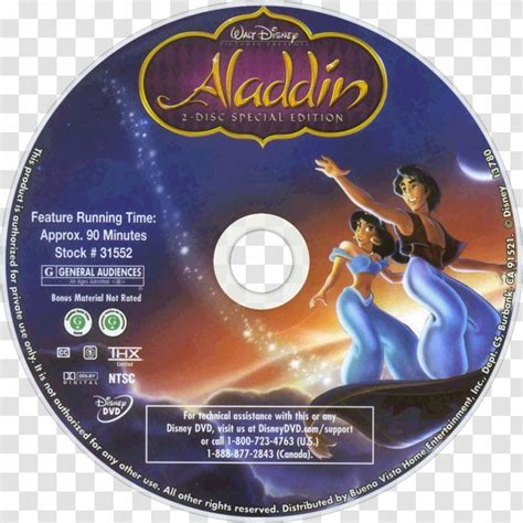 Aladdin Walt Disney Platinum And Diamond Editions Blu-ray Disc DVD The Company - Compact ...