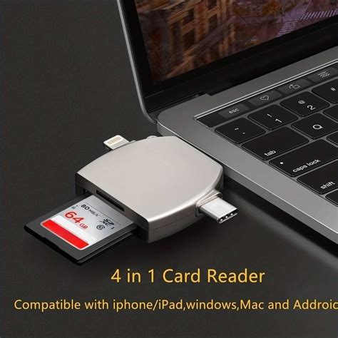 Sd/tf Card Reader Adapter - Compatible With Iphone 14/13/12/pro/11/x/xr/max/8 & Ios 13 - Exfat ...