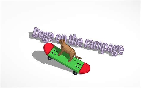 3D design dog - Tinkercad