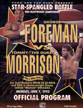 George Foreman vs. Tommy Morrison - Wikipedia