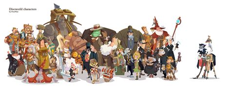 Discworld characters by PontPilat on Behance