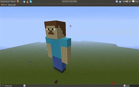 Statue of Steve Minecraft Map