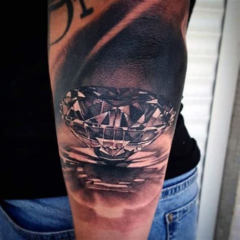 70 Diamond Tattoo Designs For Men - Precious Stone Ink