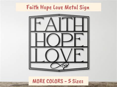 Faith Hope Love Faith Hope Love Art Faith Hope and Love - Etsy