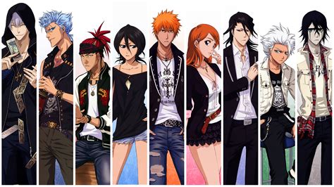 Bleach Cast Modern Style by Kaz-Kirigiri on DeviantArt in 2022 | Anime ...