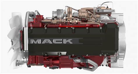 Mack Semi Truck Engine 3D | 3D Molier International