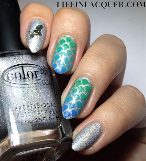 Life in Lacquer: Fish Scales Nail Art and Tutorial