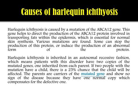 PPT - Harlequin Ichthyosis: Causes, symptoms, complications and ...