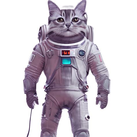 Cat in a Space Suit · Creative Fabrica