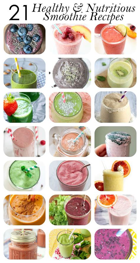 21 Healthy Smoothie Recipes (for breakfast, energy and more!) | Ambitious Kitchen