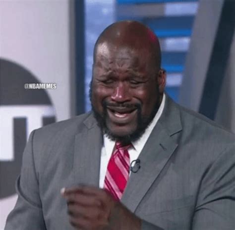 Shaq crying Blank Template - Imgflip