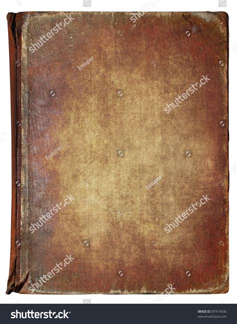 Old Book Cover Vintage Texture Isolated Stock Photo 87419336 | Shutterstock