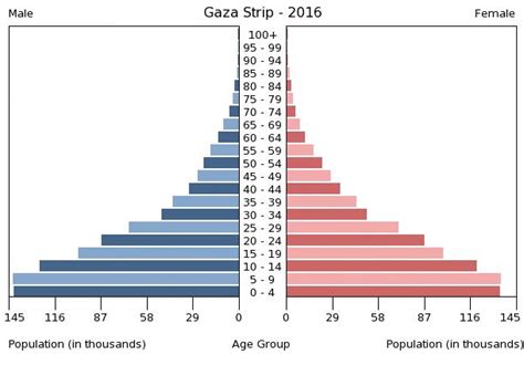 Gaza Strip Age structure - Demographics