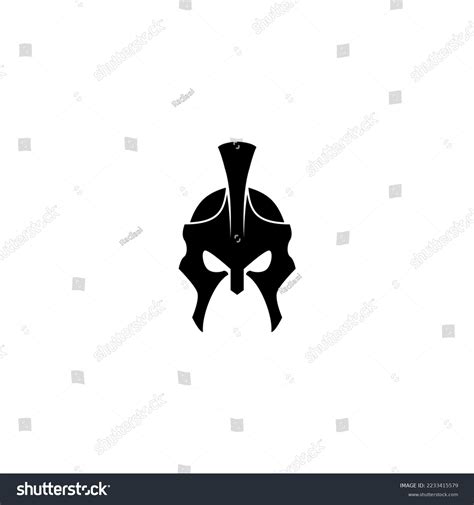 Knight Helmet Vector Illustration Icon Symbol Stock Vector (Royalty ...