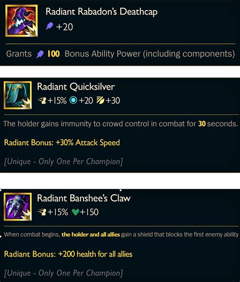 TFT Radiant items replace Shadow items in Set 5.5 - Dot Esports