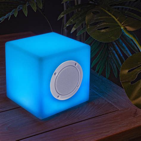 Cube LED Garden Speaker – Oriana B