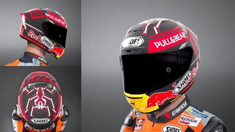 Marc Marquez Helmet / Untitled Daidegas The Gold Shoei Of Marc Marquez Helmet Shoei Helmets ...