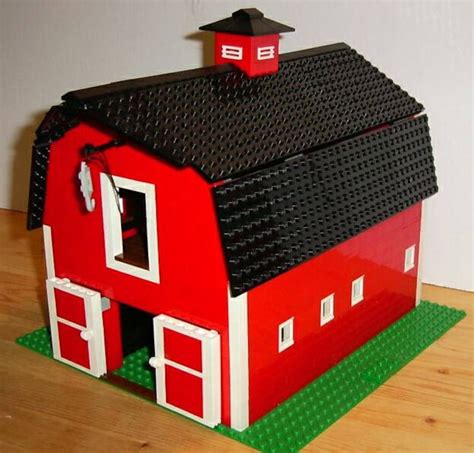 Classic Red Barn LEGO instructions use your own LEGOs to | Etsy