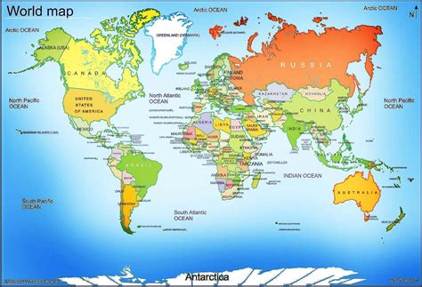 Mapa del Mundo Imagen | Mapa Espana País Ciudad Región