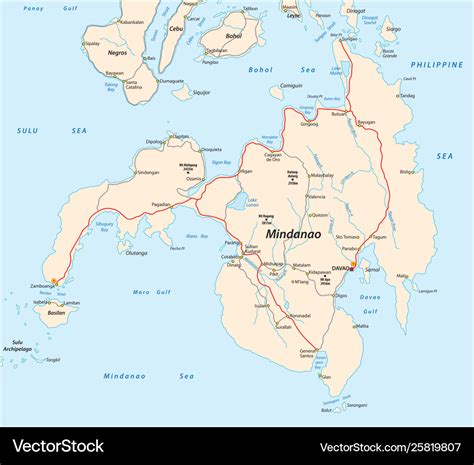 Map Of Mindanao Island - Naoma Vernice