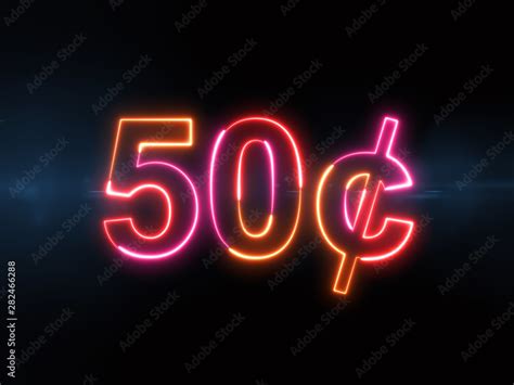 50 Cents Sign