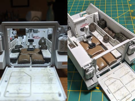 M113 ACAV (Tamiya 1/35) interior shot. Just need to add matte finish ! : r/modelmakers