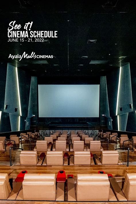 Check out our cinema schedule on... - Ayala Malls Manila Bay