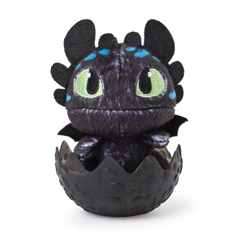 DreamWorks Dragons, Baby Toothless 3-inch Plush, Cute Collectible Plush ...