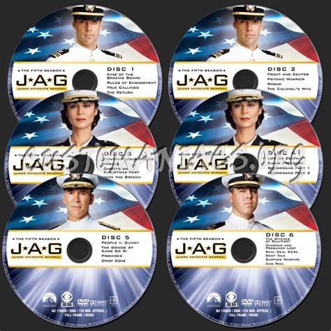 JAG Season 5 dvd label - DVD Covers & Labels by Customaniacs, id: 88275 free download highres ...