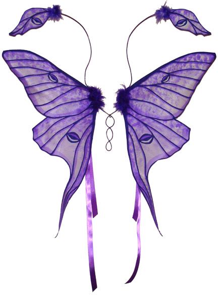 Purple Luna Moth Fairy Wings by customfairywings on DeviantArt