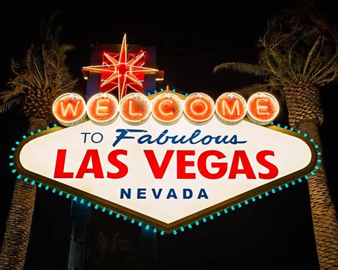 Welcome to Fabulous Las Vegas Sign at Night - Etsy