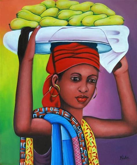 Haitian Painting Hand Painted Art Haitian Art Canvas - Etsy | Hand painting art, Haitian art ...