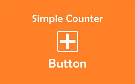 Simple Counter Button - Chrome Web Store