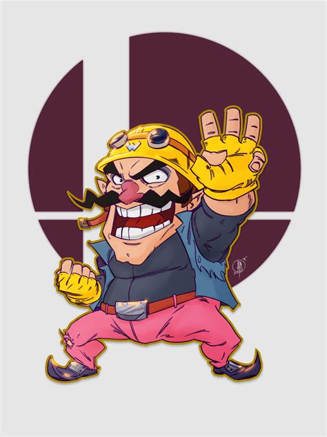 ArtStation - Wario - SuperSmashBros