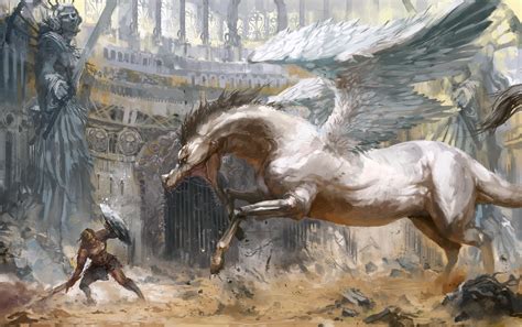 Pegasus, Fantasy art, Artwork Wallpapers HD / Desktop and Mobile Backgrounds