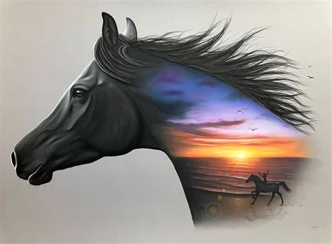 Black Stallion Horse