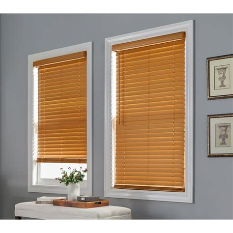 Brylanehome 2" Faux Wood Cordless Blinds - Walmart.com - Walmart.com