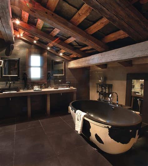 Black Bathtubs for Modern Bathroom Ideas with Freestanding Installation