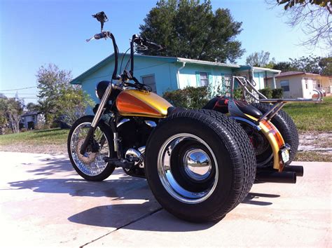 Custom 2003 Honda Shadow Trike Bobber