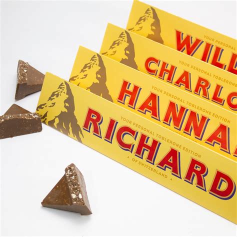 Official Personalised Toblerone 360g | Etsy