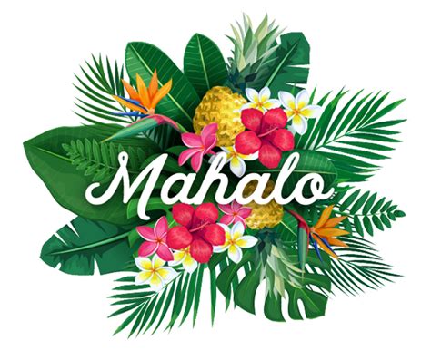 Mahalo Cuisine Of Hawaii Restaurant Oahu PNG, Clipart, Aloha, Area - Clip Art Library