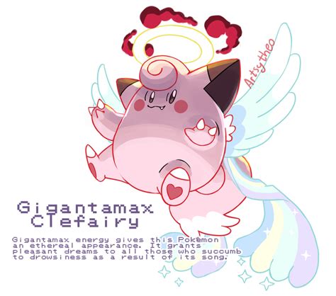 Clefairyverse: Gigantamax Clefairy! G-Max Move:... - Artsy Theo