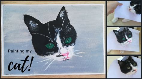 Beginner easy cat paintings on canvas - lopipicks