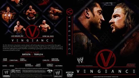 TJR Retro: WWE Vengeance 2005 Review (Batista vs. Triple H Hell in a Cell, Michaels vs. Angle ...