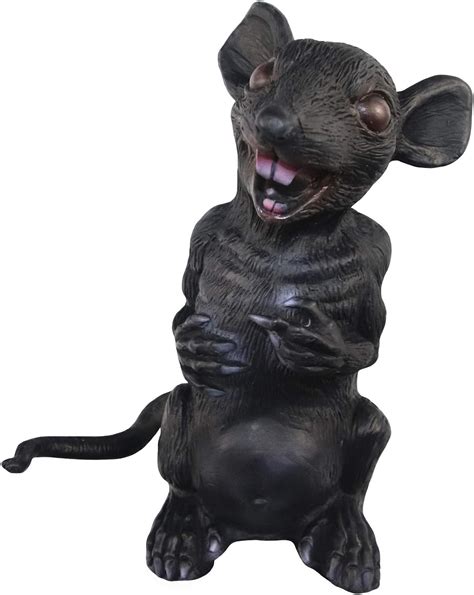 Halloween Props Giant Rubber Standing Rat, Creepy Black, 9.4 inches: Amazon.ca: Clothing ...