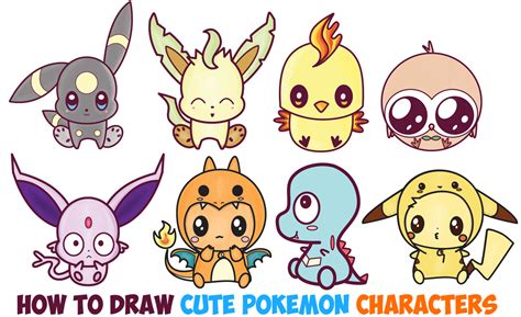 How To Draw Pokemon All Characters Pokemon Drawing Easy | Images and ...