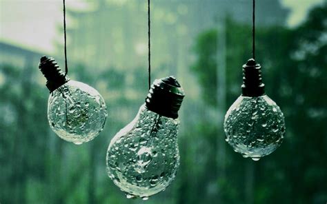 Ray Light Bulb Wallpaper HD For PC Computer | Rain wallpapers, Photography wallpaper, Hanging ...