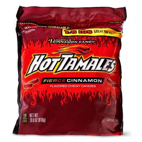 Hot Tamales Fierce Cinnamon Flavored Chewy Candies, 28.8 oz - Walmart.com