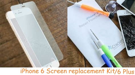 2024 iPhone 6, 6 Plus Screen Replacement Kits for DIY in 10 Minutes