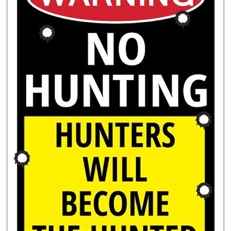 Funny Hunting Signs - Etsy